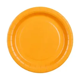 talerzyki-papierowe-pomaranczowe-jasne-18cm-6-sztuk-partydeco-tpp90-005j