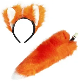 zestaw-przebranie-stroj-lisa-lis-opaska-ogon-bal-przedstawienie-jesien-las