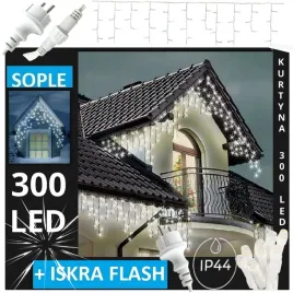 sople-300-led-lampki-zewnetrzne-ip44-stale-flash-kurtyna-girlanda-biale