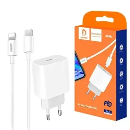 ladowarka-sieciowa-36a-20w-biala-denmen-kabel-iphone-3600ma-dc06-pd-typ