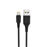 kabel-usb-iphone-denmen-czarny-2-4a-1m-d01l-stan-nowy