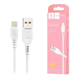 kabel-usb-iphone-denmen-bialy-1m-d01l-20w-2-4a