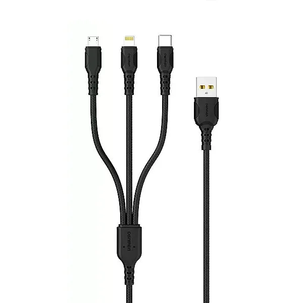 kabel-usb-3w1-denmen-2-4a-czarny-1m-d05e-typ-c-micro-iphone