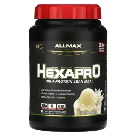 allmax-hexapro-chudy-posilek-wysokobialkowy-francuska-wanilia-907-g