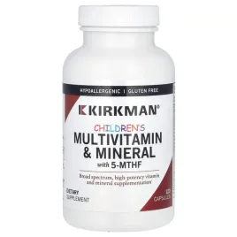 kirkman-labs-multiwitamina-i-mineraly-dla-dzieci-z-5-mthf-120-kapsulek
