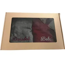 babcia-dziadek-komplet-recznikow-bawelnianych-popiel-bordo