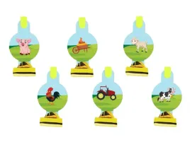 gwizdki-trabki-urodzinowe-farma-6-szt-zwierzeta-wies-urodziny-przyjecie