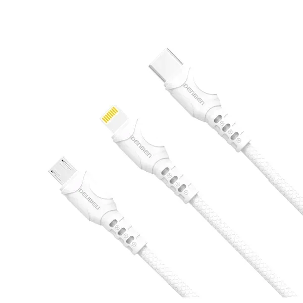 kabel-usb-3w1-denmen-bialy-1m-d05e-kolor-bialy