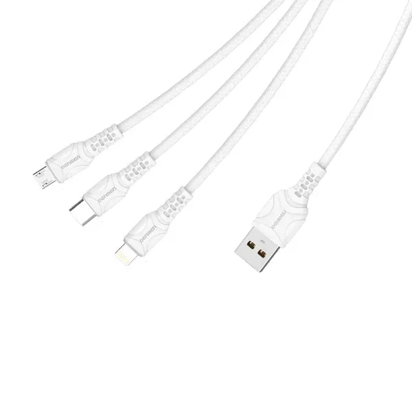kabel-usb-3w1-denmen-bialy-1m-d05e-dlugosc-przewodu-1-m
