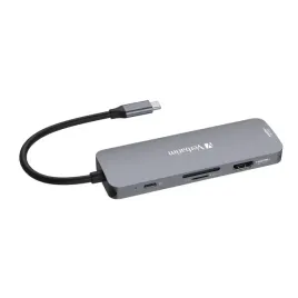 hub-usb-verbatim-multi-port-cmh-08-1x-usb-c-pd-3xusb-a-3-0-2xhdmi-sd-mi