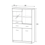 witryna-top-mix-bialy-jasny-dab-stan-nowy