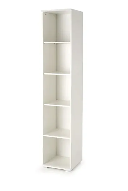 WYSOKI REGAŁ Halmar Lima 40x40x200 cm 5 Półek Biały Matowy do Biura