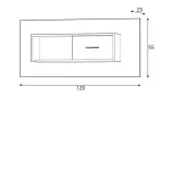 szafka-wiszaca-tips-jasny-dab-stan-nowy