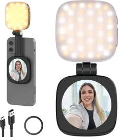 lampa-48-led-lusterko-selfie-na-magnes-magsafe-do-telefonu-vlog-neewer