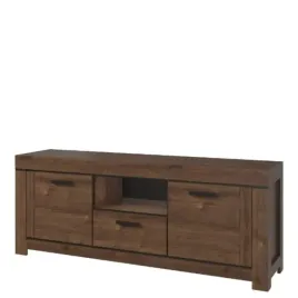 praktyczna-szafka-rtv-do-salonu-brass-ciemny-dab-orzech