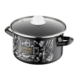 garnek-emaliowany-prosty-kitchen-black-20cm-41l