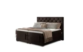 lozko-kontynentalne-180-clover-z-funkcja-relaksu-ciemnobrazowy