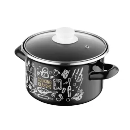 garnek-emaliowany-prosty-kitchen-black-18cm-3l