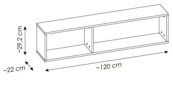 polka-ricko-bialy-jasny-dab-marka-meble-wojcik