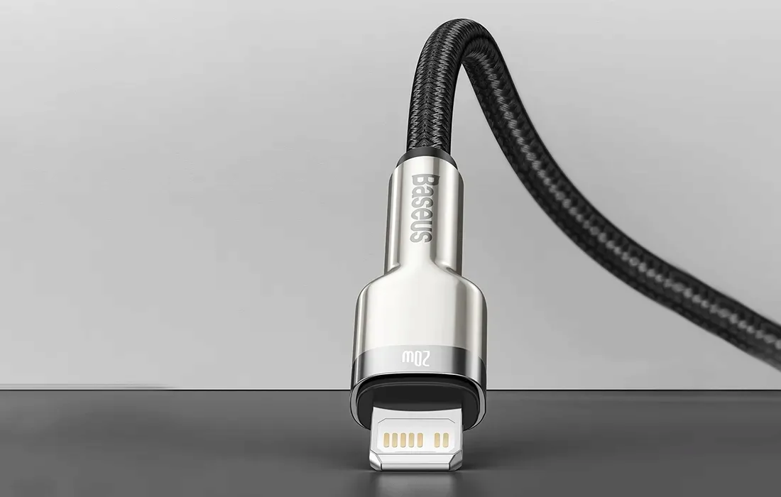 kabel-usb-c-do-lightning-baseus-cafule-pd-20w-2m-bialy