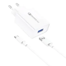 ladowarka-sieciowa-foneng-eu13-18w-kabel-usb-do-usb-c-3a-biala