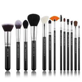 jessup-t301-pro-zestaw-13-pedzli-do-makijazu-twarzy-i-oczu-black-silver