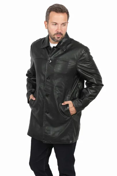 Męska kurtka skórzana ROCKY 2XL