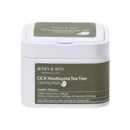 maryandmay-cica-houttuynia-mask-tea-tree-zestaw-kojacych-masek-w-plachcie-30s