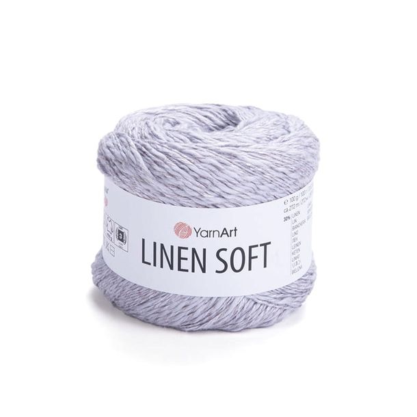 Włóczka Linen Soft 7320 100gr 272m 30% Len 36% Wiskoza 34% Bawełna