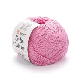 wloczka-yarnart-baby-cotton-414-rozowy-50gr-165m-50percent-bawelna-50percent-akryl