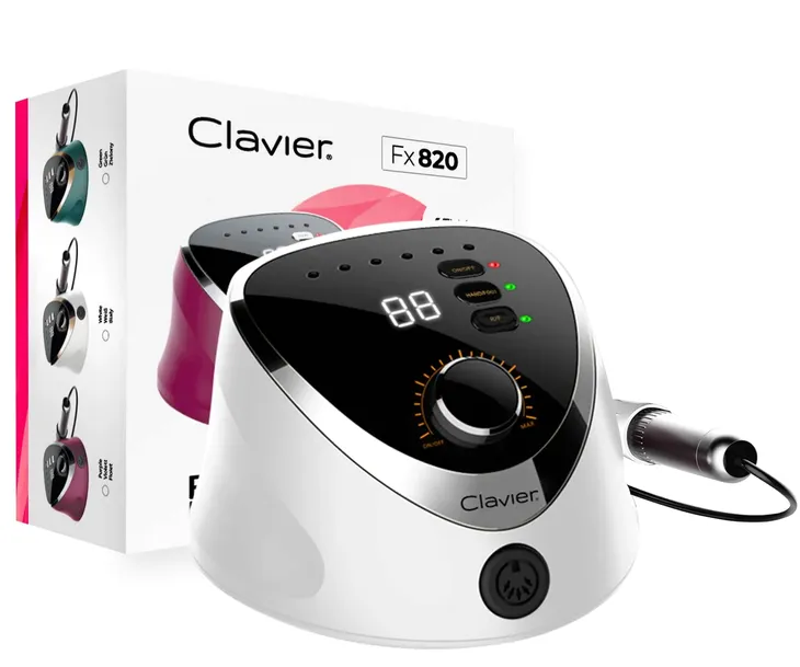 Clavier Fx820 Frezarka Kosmetyczna Do Paznokci Manicure 65W - Biała