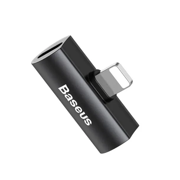 adapter-audio-baseus-l46-lightning-do-2x-lightning-czarny