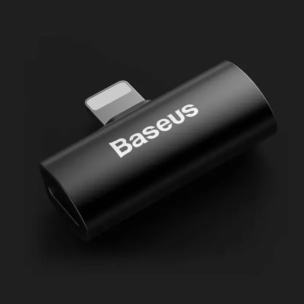 adapter-audio-baseus-l46-lightning-do-2x-lightning-czarny