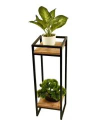 stojak-na-kwiaty-podwojny-kwietnik-dab-craft-zloty-metalowy-czarny-70-cm