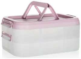 banquet-duzy-podwojny-pojemnik-na-ciasto-wypieki-kanapki-rozowy-party-box