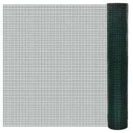 ogrodzenie-z-siatki-galwanizowane-pvc-25x1-m-zielone