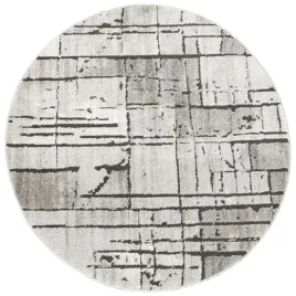 dywan-okragly-szary-bezowy-kwadraty-beton-dwupoziomowy-matara-sr-100-cm
