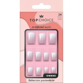 top-choice-sztuczne-paznokcie-ombre-kwadrat-24-sztuk