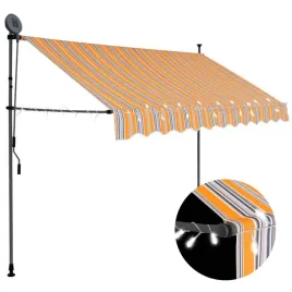 recznie-zwijana-markiza-z-led-300-cm-zolto-niebieska