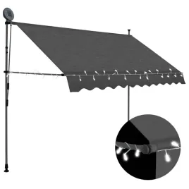 recznie-zwijana-markiza-z-led-300-cm-antracytowa