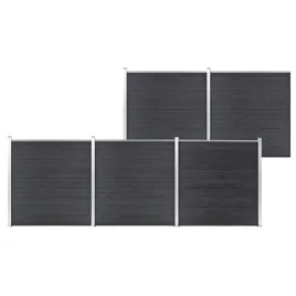 ogrodzenie-do-ogrodu-wpc-872-x-186-cm-szare