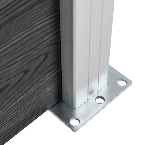 ogrodzenie-do-ogrodu-wpc-1737-x-186-cm-szare-stan-nowy