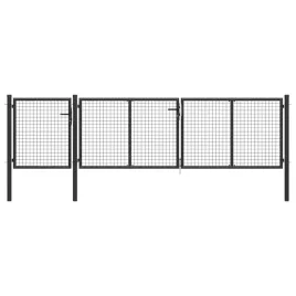 brama-ogrodzeniowa-stal-400-x-75-cm-antracytowa