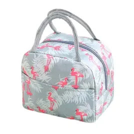 torebka-termiczna-lunch-box-izolowana-na-jedzenie-blekitna-rozowe-flamingi