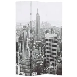 skladany-parawan-120x170-cm-nowy-jork-za-dnia-czarno-bialy