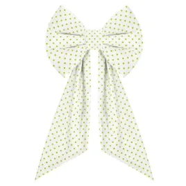 dekoracyjna-kokarda-wielkanoc-glam-40x90-cm-bawelna-zielone-wiosna-kropki