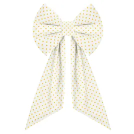 dekoracyjna-kokarda-wielkanoc-glam-40x90-cm-bawelna-zolte-wiosna-kropki