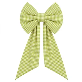 dekoracyjna-kokarda-wielkanoc-glam-40x90-cm-bawelna-zielona-wiosna-kratka