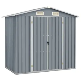 szopa-ogrodowa-szara-205x129x183-cm-stal-galwanizowana