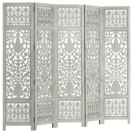 parawan-5-panelowy-rzezbiony-szary-200x165-cm-drewno-mango